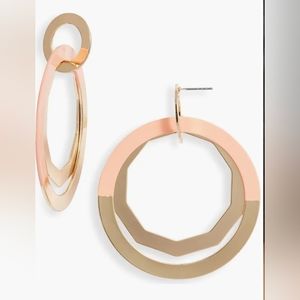 Open Edit Hoop Drop Earrings